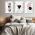 Set 3 tablouri forme geometrice abstracte - Dimensiune multicanvas: 3 tablouri 80x120 cm