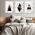 Set 3 tablouri forme geometrice multicanvas - Dimensiune multicanvas: 3 tablouri 40x60 cm