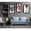 Set 3 tablouri inima amor trandafir multicanvas - Dimensiune multicanvas: 3 tablouri 30x45 cm