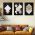 Set 3 tablouri minimaliste forme geometrice - Dimensiune multicanvas: 3 tablouri 40x60 cm