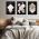Set 3 tablouri minimaliste forme geometrice - Dimensiune multicanvas: 3 tablouri 40x60 cm