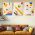 Set 3 tablouri minimaliste forme geometrice abstracte - Dimensiune multicanvas: 3 tablouri 40x60 cm