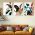 Set 3 tablouri plante multicanvas - Dimensiune multicanvas: 3 tablouri 60x90 cm