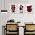 Set 3 tablouri cesti cafea pahare multicanvas - Dimensiune multicanvas: 3 tablouri 40x60 cm
