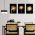 Set 3 tablouri flori diverse multicanvas - Dimensiune multicanvas: 3 tablouri 50x70 cm