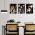 Set 3 tablouri flori variate multicanvas - Dimensiune multicanvas: 3 tablouri 40x60 cm