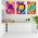 Set 3 tablouri forme abstracte geometrice multicanvas - Dimensiune multicanvas: 3 tablouri 40x60 cm