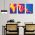 Set 3 tablouri forme abstracte multicanvas - Dimensiune multicanvas: 3 tablouri 40x60 cm
