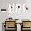 Set 3 tablouri forme geometrice abstracte - Dimensiune multicanvas: 3 tablouri 80x120 cm