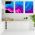 Set 3 tablouri minimaliste forme abstracte - Dimensiune multicanvas: 3 tablouri 80x120 cm
