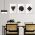 Set 3 tablouri minimaliste forme geometrice abstracte - Dimensiune multicanvas: 3 tablouri 30x45 cm