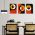 Set 3 tablouri minimaliste forme geometrice - Dimensiune multicanvas: 3 tablouri 80x120 cm