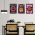 Set 3 tablouri muzica long live not war stil hippie - Dimensiune multicanvas: 3 tablouri 50x70 cm