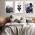 Set 3 tablouri forme geometrice multicanvas - Dimensiune multicanvas: 3 tablouri 60x90 cm