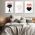 Set 3 tablouri trandafiri diamant inimi - Dimensiune multicanvas: 3 tablouri 80x120 cm
