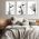 Set 3 tablouri flori multicanvas - Dimensiune multicanvas: 3 tablouri 40x60 cm