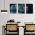 Set 3 tablouri peisaj urban multicanvas - Dimensiune multicanvas: 3 tablouri 40x60 cm