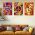 Set 3 tablouri muzica rock&#038;love stil hippie - Dimensiune multicanvas: 3 tablouri 50x70 cm
