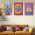 Set 3 tablouri afise muzica psihedelica - Dimensiune multicanvas: 3 tablouri 30x45 cm
