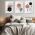 Set 3 tablouri forme geometrice hexagoane - Dimensiune multicanvas: 3 tablouri 40x60 cm