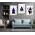 Set 3 tablouri forme geometrice triunghi - Dimensiune multicanvas: 3 tablouri 60x90 cm