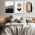 Set 3 tablouri minimaliste forme abstracte - Dimensiune multicanvas: 3 tablouri 50x70 cm