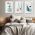 Set 3 tablouri minimaliste forme geometrice - Dimensiune multicanvas: 3 tablouri 60x90 cm