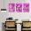 Set 3 tablouri afise muzica stil hippie - Dimensiune multicanvas: 3 tablouri 40x60 cm