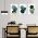 Set 3 tablouri forme geometrice abstracte - Dimensiune multicanvas: 3 tablouri 40x60 cm