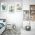 Set 3 tablouri Boho forme abstracte geometrice - Dimensiune multicanvas: 3 tablouri 60x90 cm