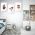 Set 3 tablouri Boho minimalism flori portret femeie - Dimensiune multicanvas: 3 tablouri 50x70 cm