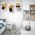 Set 3 tablouri Boho minimalism forme abstracte - Dimensiune multicanvas: 3 tablouri 30x45 cm