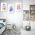 Set 3 tablouri Boho minimalism forme abstracte - Dimensiune multicanvas: 3 tablouri 40x60 cm