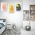 Set 3 tablouri Boho minimalism forme abstracte - Dimensiune multicanvas: 3 tablouri 30x45 cm