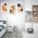 Set 3 tablouri Boho minimalism forme abstracte - Dimensiune multicanvas: 3 tablouri 40x60 cm