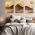 Set 3 tablouri Boho minimalism peisaje - Dimensiune multicanvas: 3 tablouri 50x70 cm