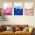 Set 3 tablouri Boho minimalism peisaje munti apa - Dimensiune multicanvas: 3 tablouri 80x120 cm
