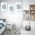 Set 3 tablouri plante variate - Dimensiune multicanvas: 3 tablouri 60x90 cm