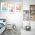 Set 3 tablouri Boho minimalism vaza frunze - Dimensiune multicanvas: 3 tablouri 40x60 cm