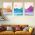 Set 3 tablouri Boho peisaje munti apa - Dimensiune multicanvas: 3 tablouri 40x60 cm