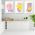 Set 3 tablouri Boho minimalism forme abstracte - Dimensiune multicanvas: 3 tablouri 80x120 cm