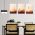 Set 3 tablouri Boho minimalism peisaje - Dimensiune multicanvas: 3 tablouri 30x45 cm