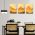 Set 3 tablouri Boho minimalism peisaje - Dimensiune multicanvas: 3 tablouri 40x60 cm