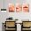 Set 3 tablouri Boho minimalism peisaje munti - Dimensiune multicanvas: 3 tablouri 80x120 cm