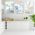 Set 3 tablouri canvas abstract albastru - Dimensiune multicanvas: 3 tablouri 50x70 cm