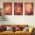 Set 3 tablouri canvas abstract imitatie marmura - Dimensiune multicanvas: 3 tablouri 40x60 cm