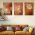 Set 3 tablouri canvas abstract imitatie marmura - Dimensiune multicanvas: 3 tablouri 80x120 cm