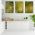 Set 3 tablouri canvas abstract imitatie marmura - Dimensiune multicanvas: 3 tablouri 40x60 cm