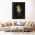 Tablou zodia balanta auriu - Material produs:: Tablou canvas pe panza CU RAMA, Dimensiunea:: 70x100 cm