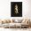 Tablou zodia fecioara auriu - Material produs:: Tablou canvas pe panza CU RAMA, Dimensiunea:: 80x120 cm